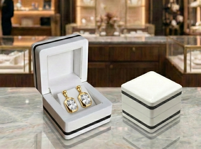 CAJA MADERA AROS BLANCO
